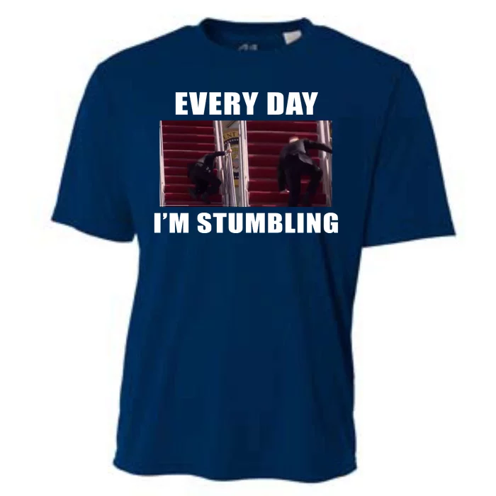 Every Day I'm stumbling Funny Biden Cooling Performance Crew T-Shirt