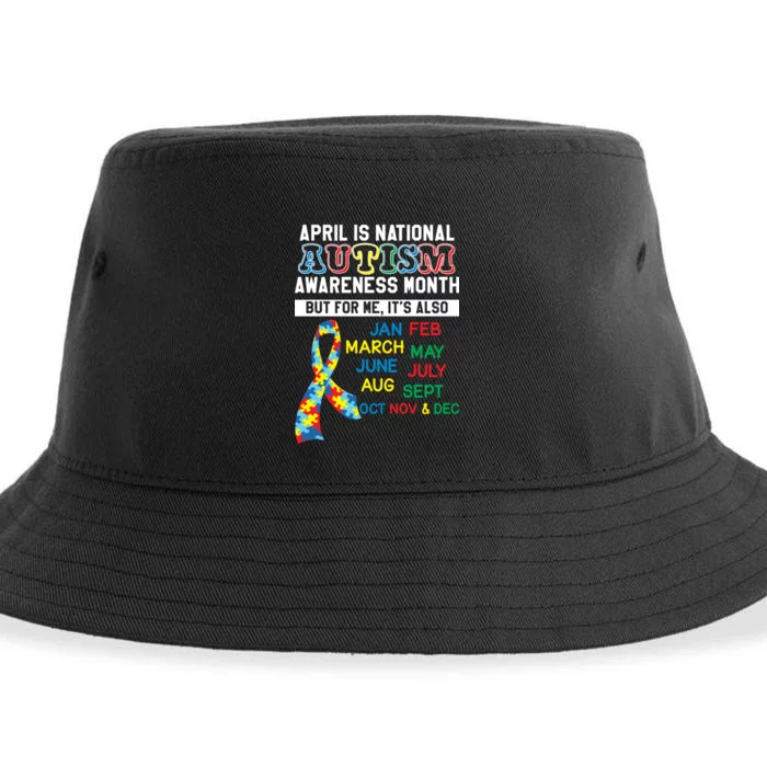 Every Month Is Autism Month Sustainable Bucket Hat