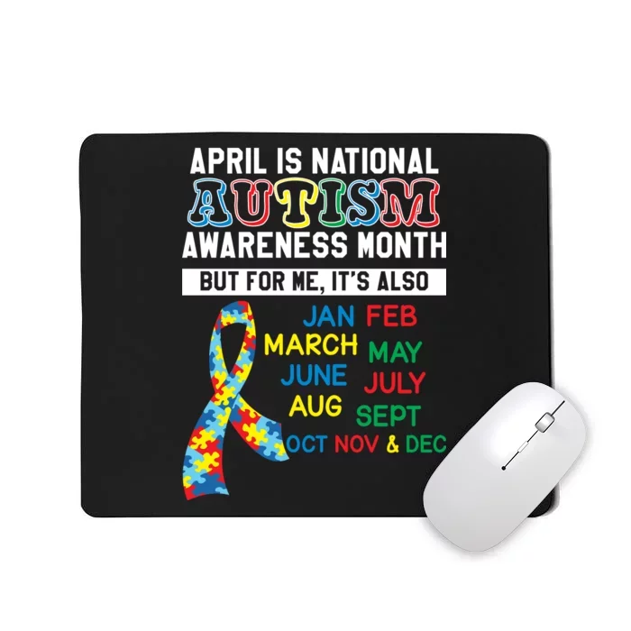 Every Month Is Autism Month Mousepad