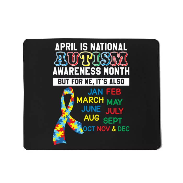 Every Month Is Autism Month Mousepad