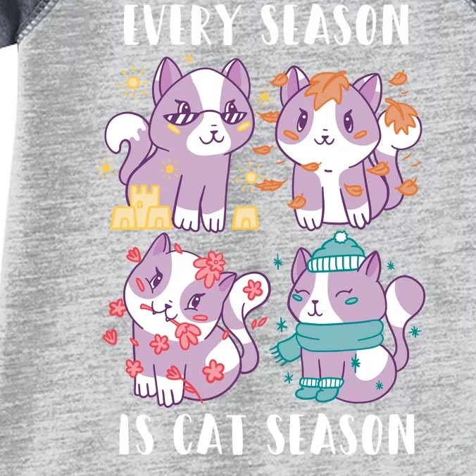 Every Season Is Cat Season Infant Baby Jersey Bodysuit