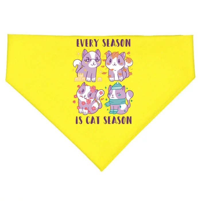 Every Season Is Cat Season USA-Made Doggie Bandana