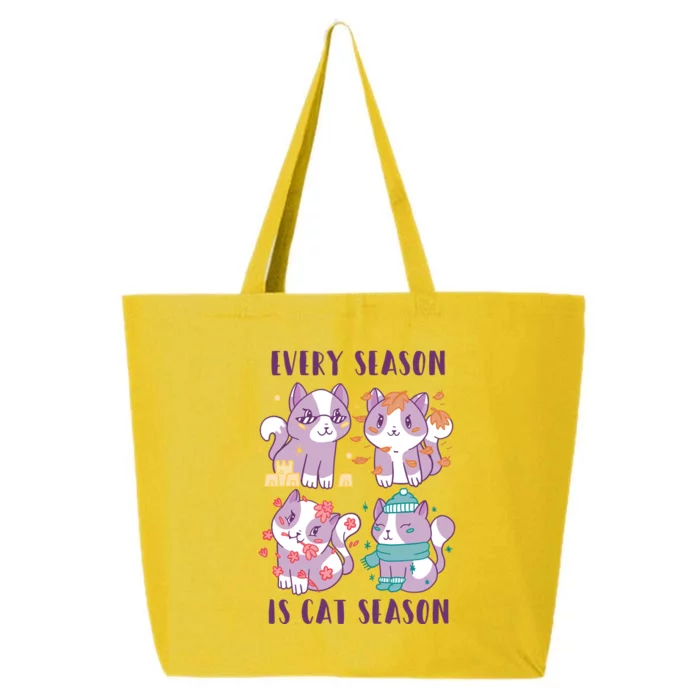 Every Season Is Cat Season 25L Jumbo Tote