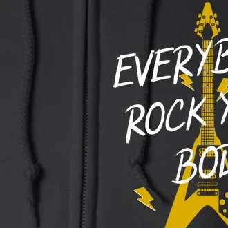 Everybody Rock Your Body Full Zip Hoodie