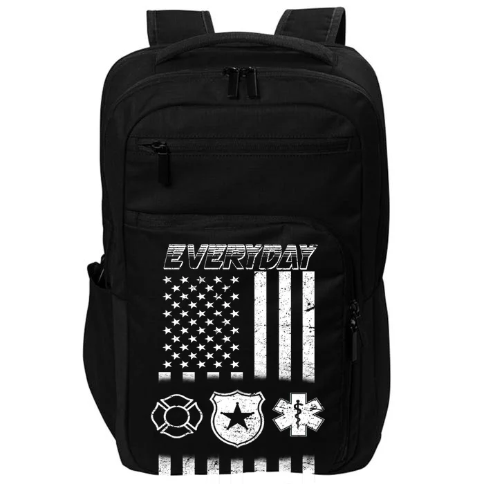 Everyday Heroes Firefighters  EMT Police Impact Tech Backpack