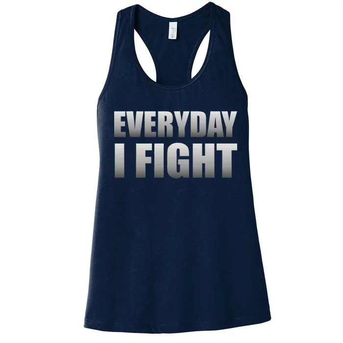 Everyday I Fight Cancer Tribute Women's Racerback Tank