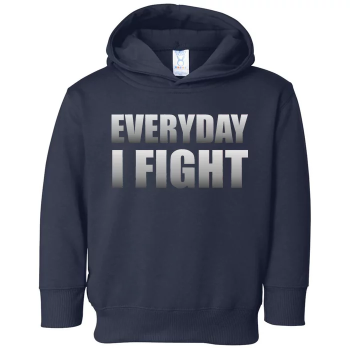 Everyday I Fight Cancer Tribute Toddler Hoodie