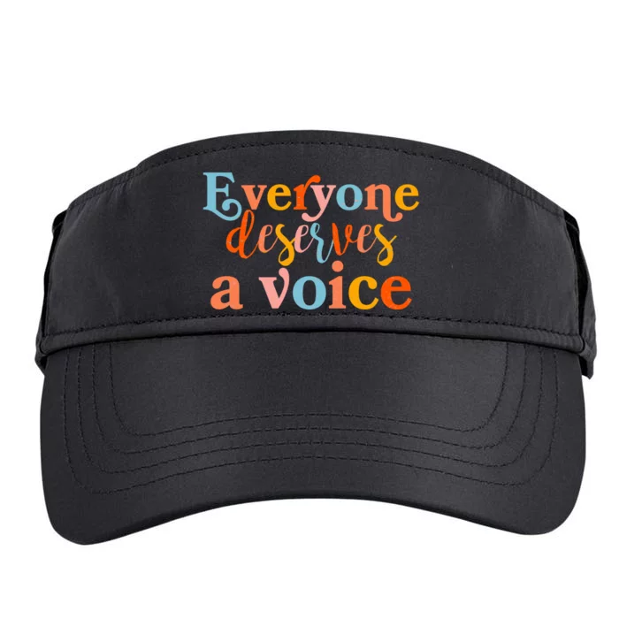 Everyone Deserves A Voice Adult Drive Performance Visor