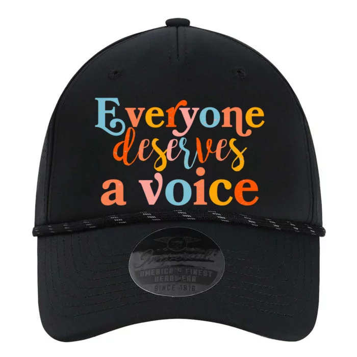 Everyone Deserves A Voice Performance The Dyno Cap