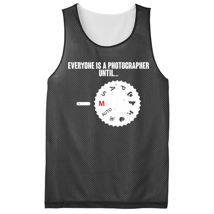 Everyone Is A Photographer Until Mesh Reversible Basketball Jersey Tank