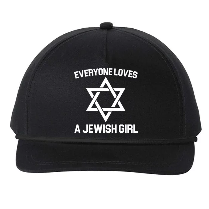 Everyone Loves a Jewish Girl Snapback Five-Panel Rope Hat