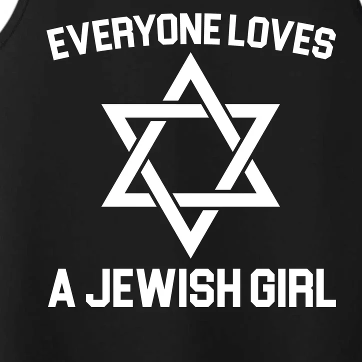 Everyone Loves a Jewish Girl Performance Tank