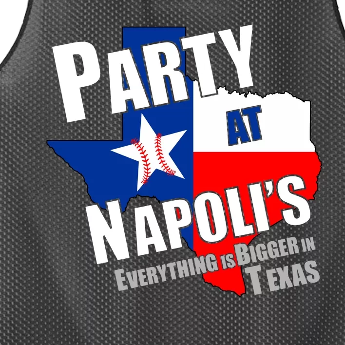 Everything is Bigger In Texas Party At Napoli's Mesh Reversible Basketball Jersey Tank