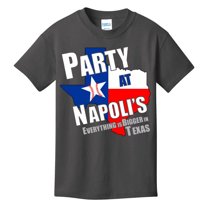 Everything is Bigger In Texas Party At Napoli's Kids T-Shirt