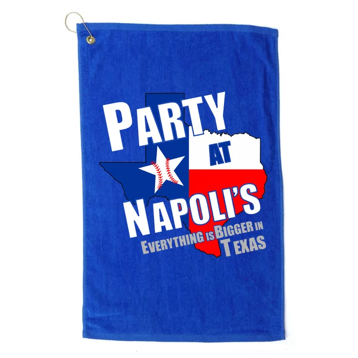 Everything is Bigger In Texas Party At Napoli's Platinum Collection Golf Towel