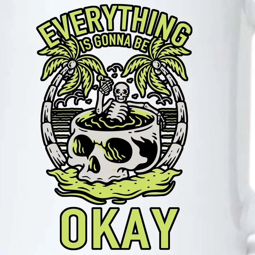 Everything Is Gonna Be Okay Black Color Changing Mug