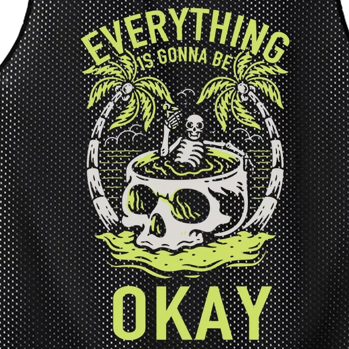 Everything Is Gonna Be Okay Mesh Reversible Basketball Jersey Tank