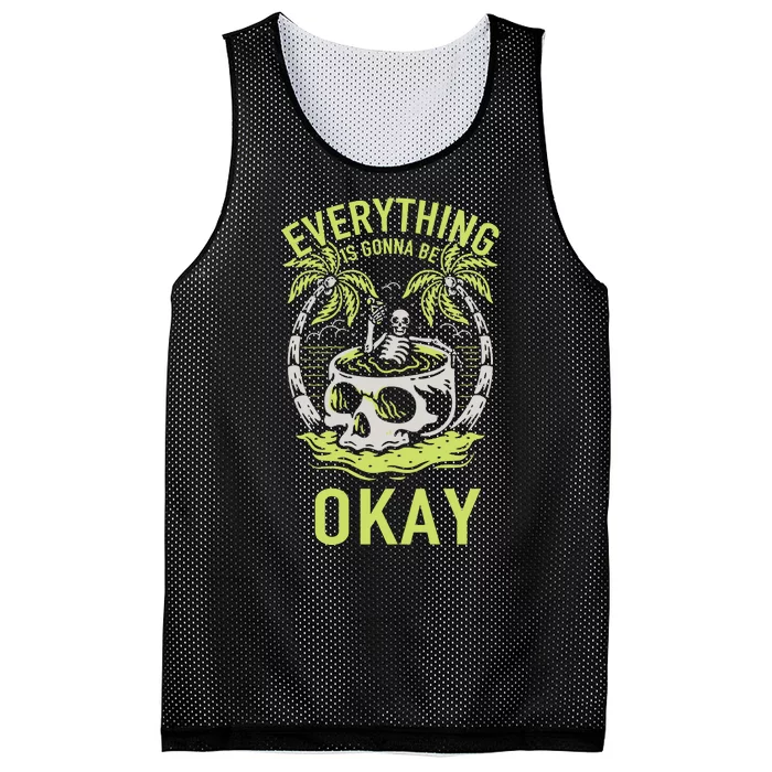 Everything Is Gonna Be Okay Mesh Reversible Basketball Jersey Tank