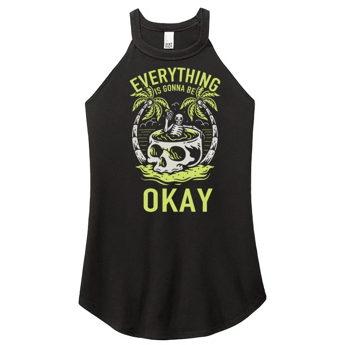 Everything Is Gonna Be Okay Women’s Perfect Tri Rocker Tank