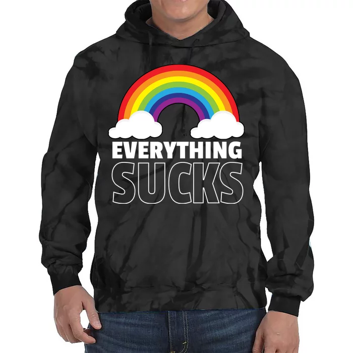 Everything Sucks Tie Dye Hoodie