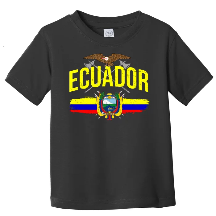 Ecuador Vintage Flag Toddler T-Shirt