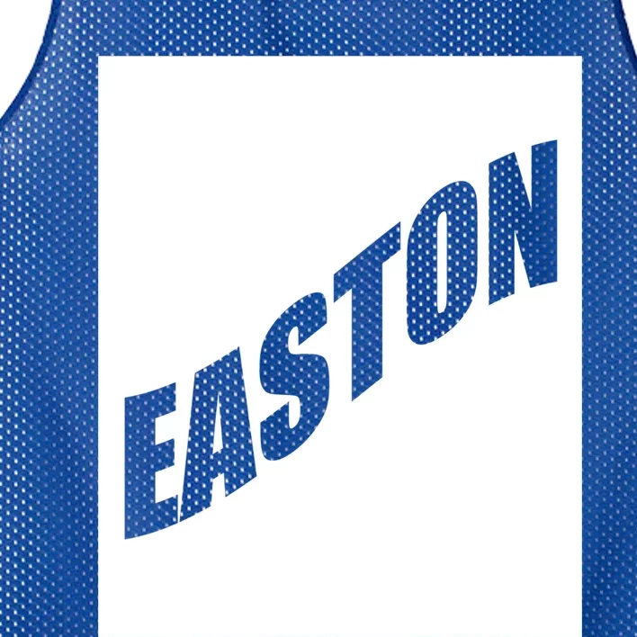 Easton Valentine Friend Son Husband First Name Family Gift Mesh Reversible Basketball Jersey Tank