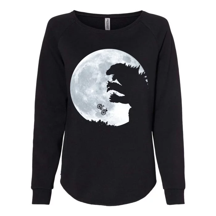 E.T Vs. Monster Womens California Wash Sweatshirt