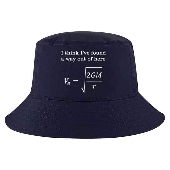 Escape Velocity Gravity Physics Engineer Cool Comfort Performance Bucket Hat