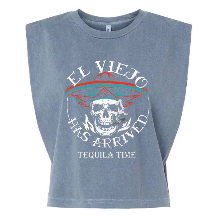 El Viejo Has Arrived Tequila Time Vintage Garment-Dyed Women's Muscle Tee