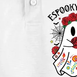 Espooky Vibes Halloween Ghost Mexican Concha Spooky Mama Dry Zone Grid Performance Polo