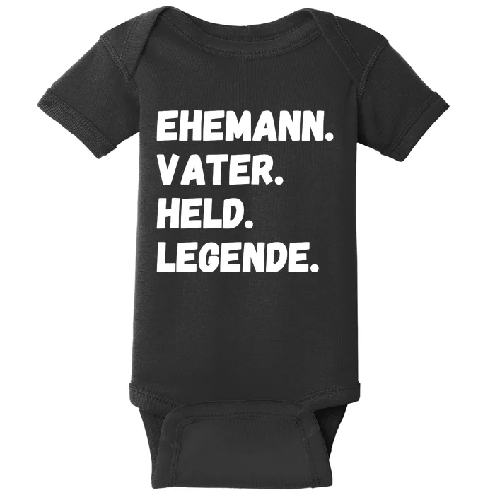 Ehemann Vater Held Legende Baby Bodysuit