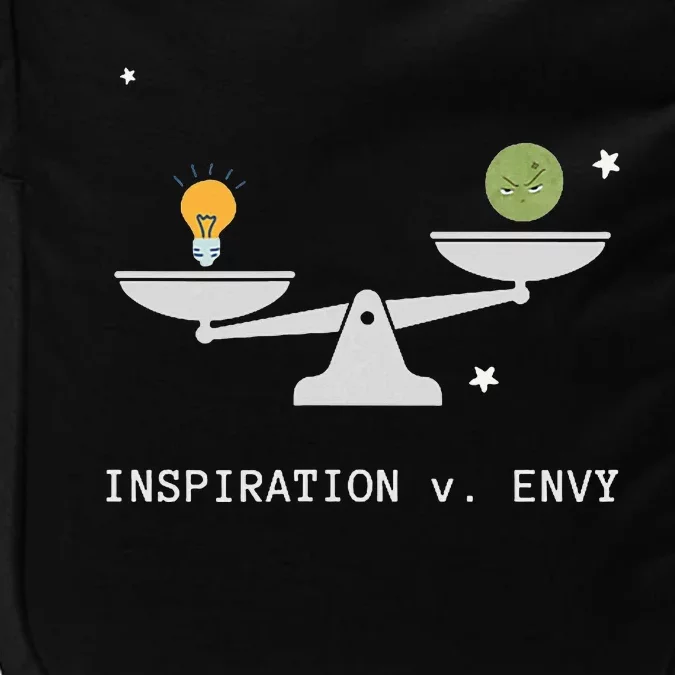 Envy Vs. Inspiration Motivational Confidence Fitness Workout Impact Tech Backpack