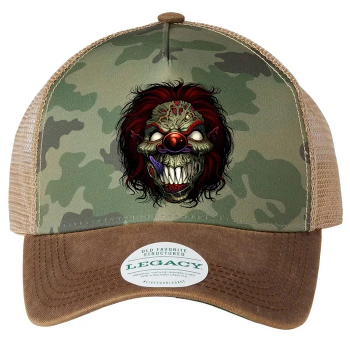 Evil Clown Smiling Legacy Tie Dye Trucker Hat