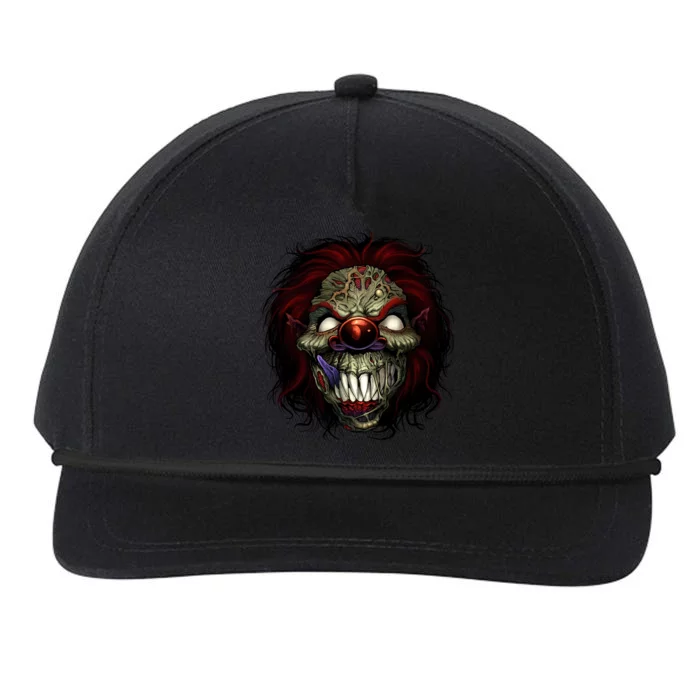 Evil Clown Smiling Snapback Five-Panel Rope Hat