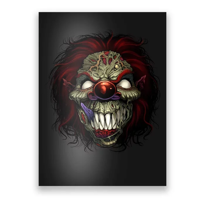 Evil Clown Smiling Poster