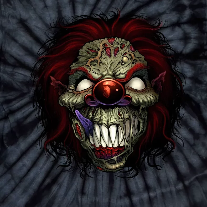 Evil Clown Smiling Tie-Dye T-Shirt