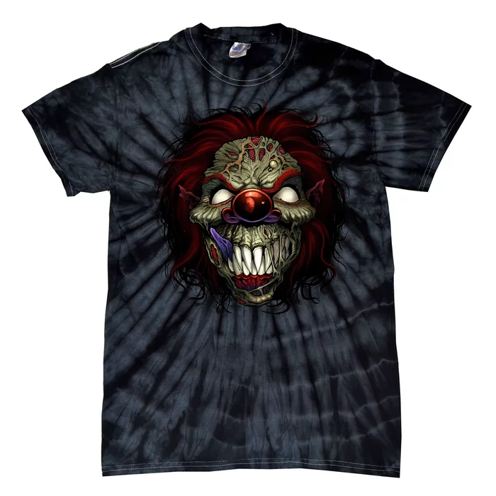 Evil Clown Smiling Tie-Dye T-Shirt