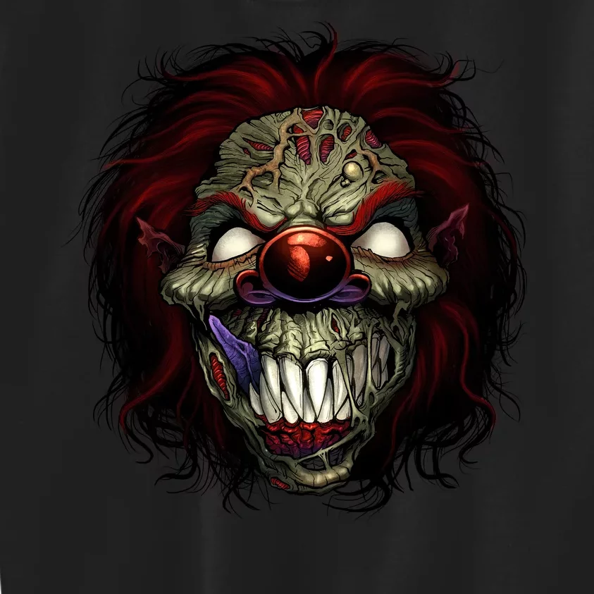 Evil Clown Smiling Kids Sweatshirt