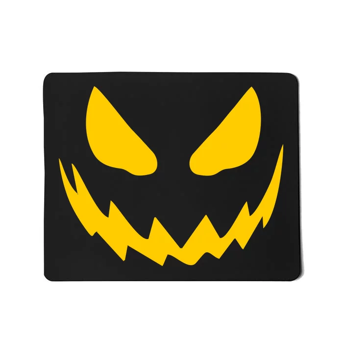 Evil Pumpkin Face Mousepad