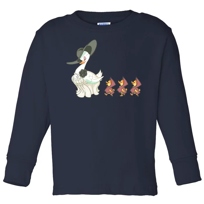 Evil Village Lady Dimitrescu Resident Ducks Toddler Long Sleeve Shirt