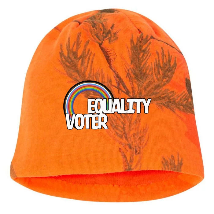 Equality Voter Lgbt Pride Kati - Camo Knit Beanie