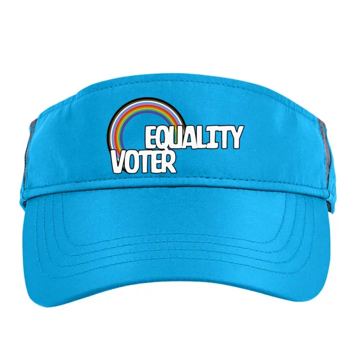 Equality Voter Lgbt Pride Adult Drive Performance Visor