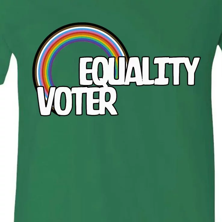 Equality Voter Lgbt Pride V-Neck T-Shirt