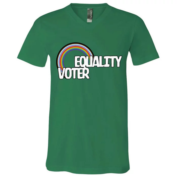 Equality Voter Lgbt Pride V-Neck T-Shirt