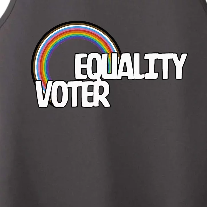 Equality Voter Lgbt Pride Performance Tank