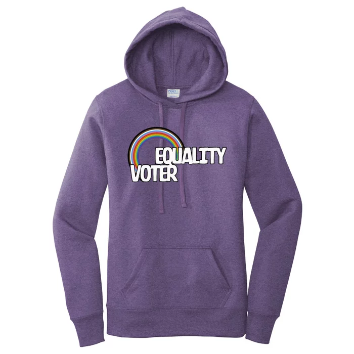 Equality Voter Lgbt Pride Women's Pullover Hoodie