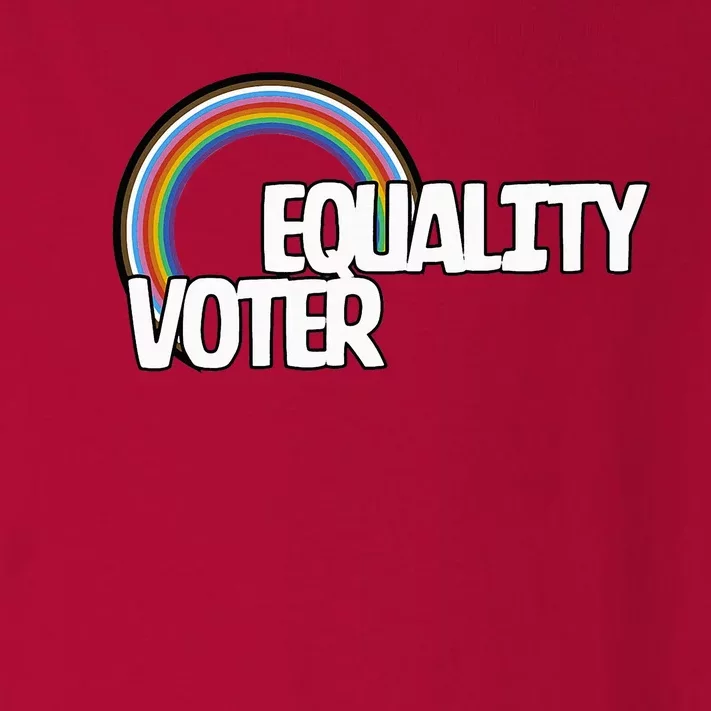 Equality Voter Lgbt Pride Toddler Long Sleeve Shirt