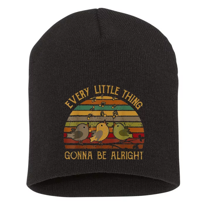 Every Vintage Little Singing Thing Is Gonna Be Birds Alright Short Acrylic Beanie