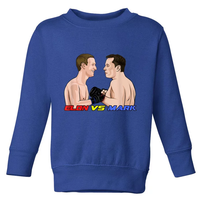 Elon Vs Mark Toddler Sweatshirt