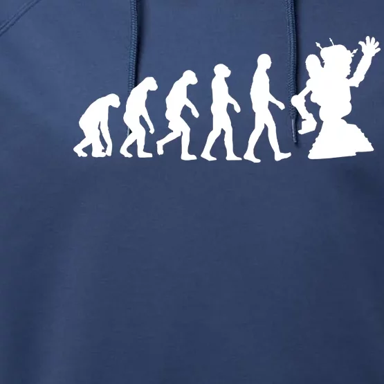 Evolution A Robot Performance Fleece Hoodie